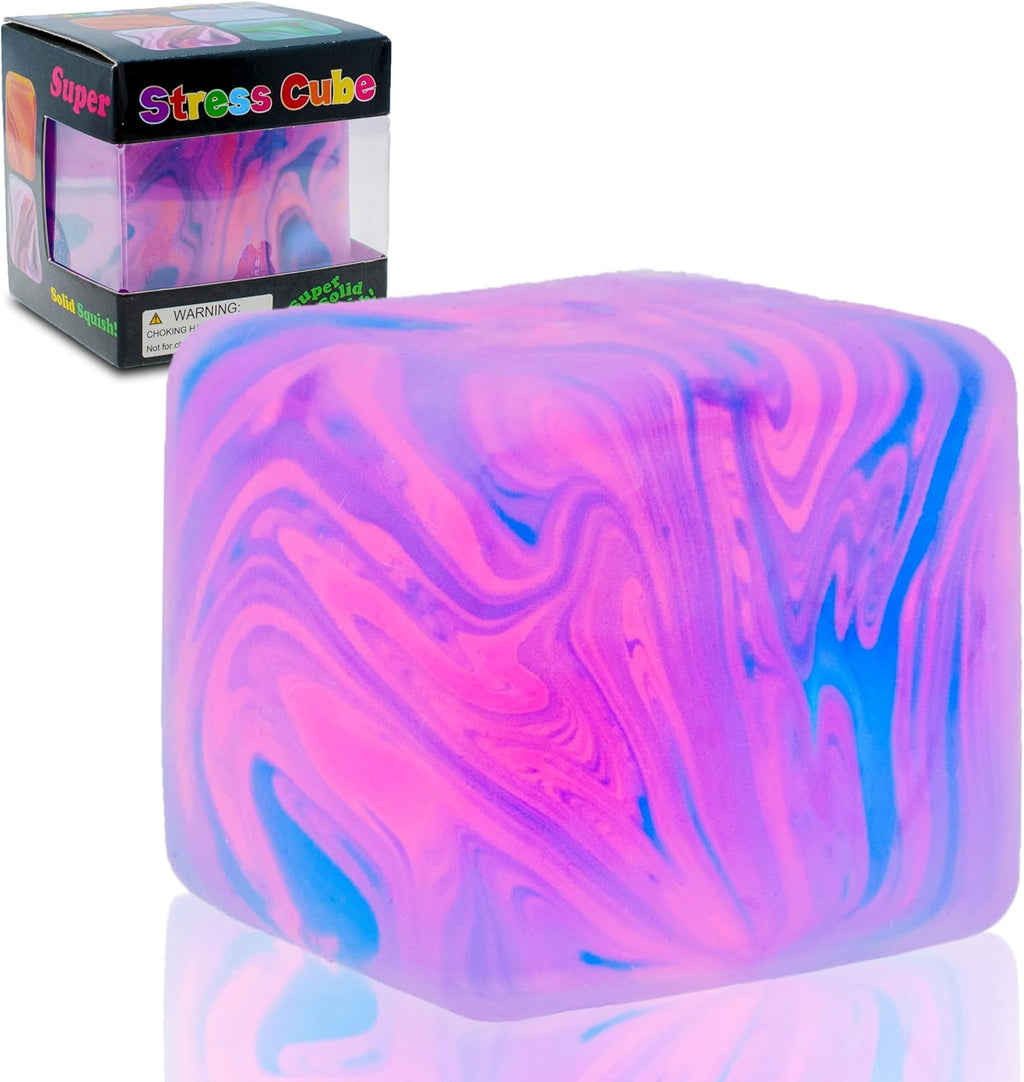 NeeDoh Nice Cube – Solid Squish – Pink & Blau