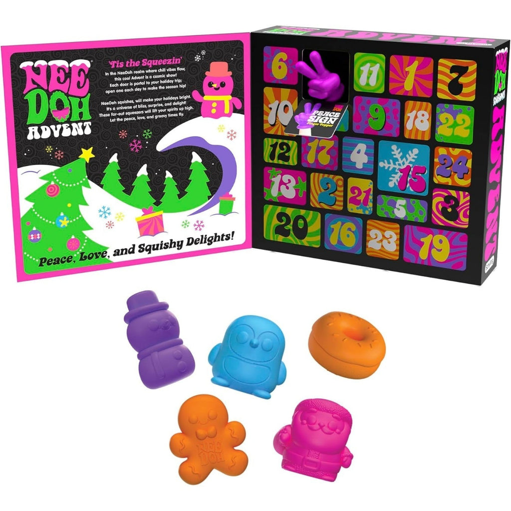 NeeDoh Squishmas Adventskalender – 24 Minispielzeuge