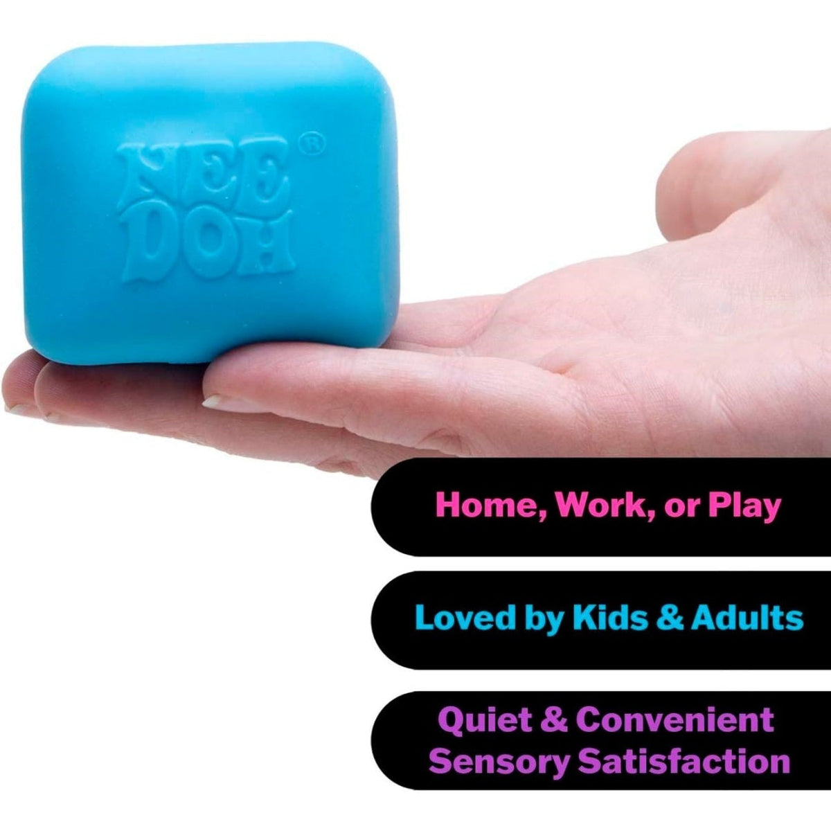 NeeDoh Nice Cube Glow – Leuchtet im Dunkeln – Sortiert
