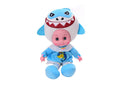 18-Zoll-Haifischpuppe mit Ton und Musik – Plüsch-Babypuppenspielzeug, interaktive Musikpuppe