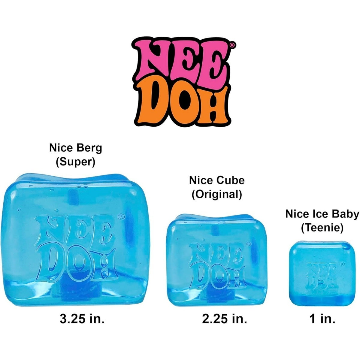 NeeDoh Nice Berg – Riesiger Squishy-Würfel