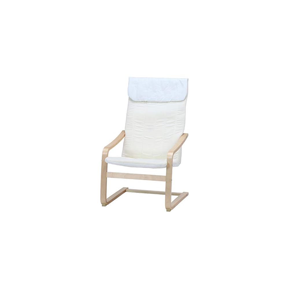 Fuji Boeki 84056 Relaxsessel, Einzelsessel, 1-Sitzer, Breite 59 x Tiefe 77 x Höhe 102 cm, Braun, Schlank