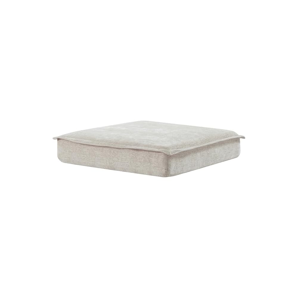 Sitzkissenbezug für Ecksofa, Beige (Kissen nicht enthalten)