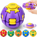 Push-to-Spin Fidget Stress Ball Sensorisches Quetschspielzeug