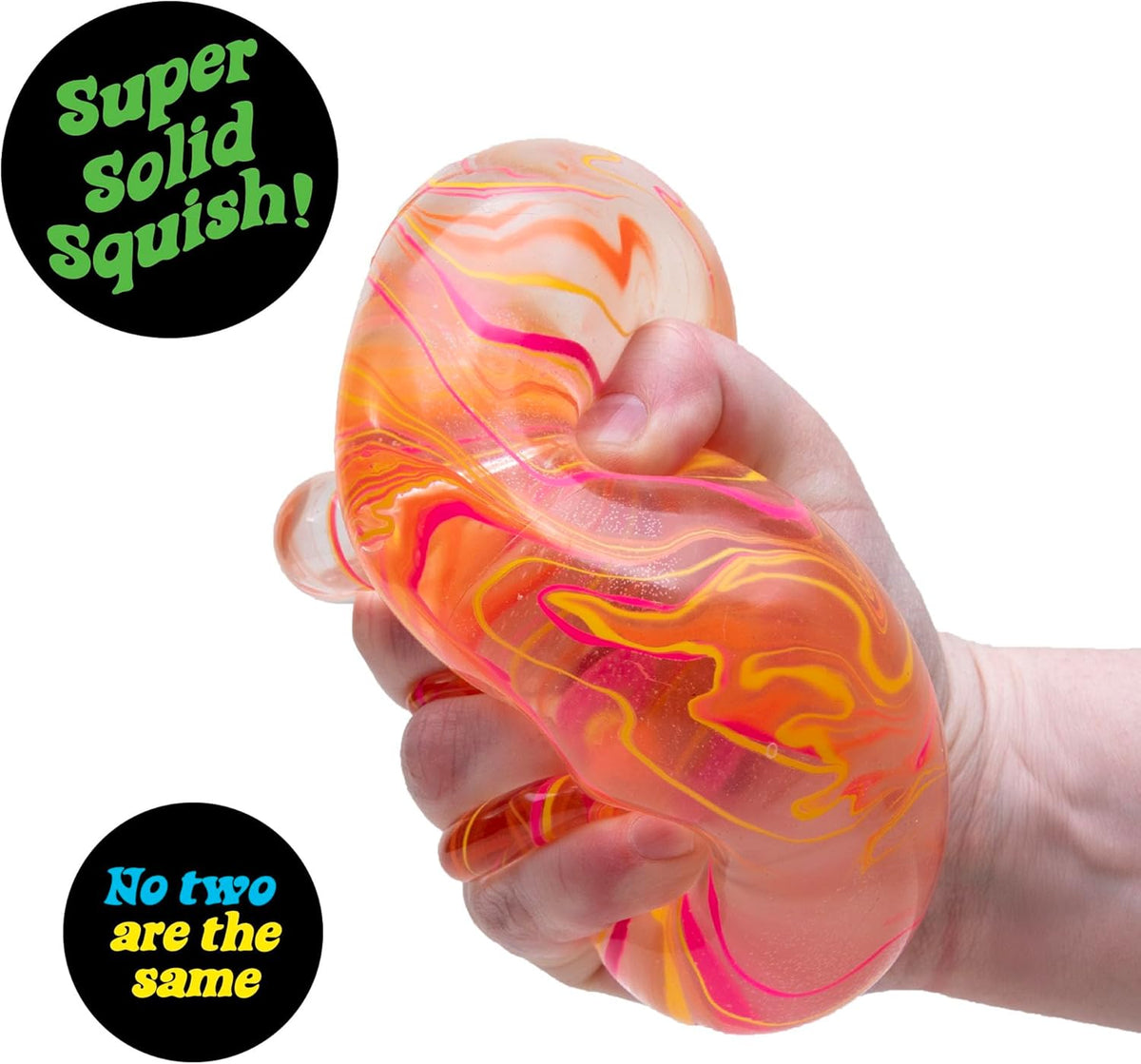 Schylling NeeDoh Swirl Nice Berg – Jumbo Squishy Squeezy Fun – Farben können variieren