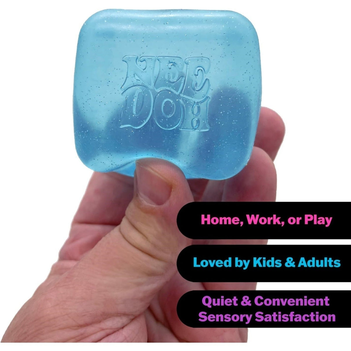 NeeDoh Nice Cube – Solid Squish – Lila