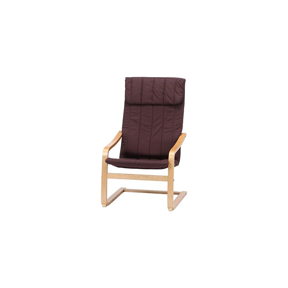 Fuji Boeki 84056 Relax Chair, Personal Chair, 1 Seater, Width 23.2 x Depth 30.3 x Height 40.2 inches (59 x 77 x 102 cm), Brown, Slim