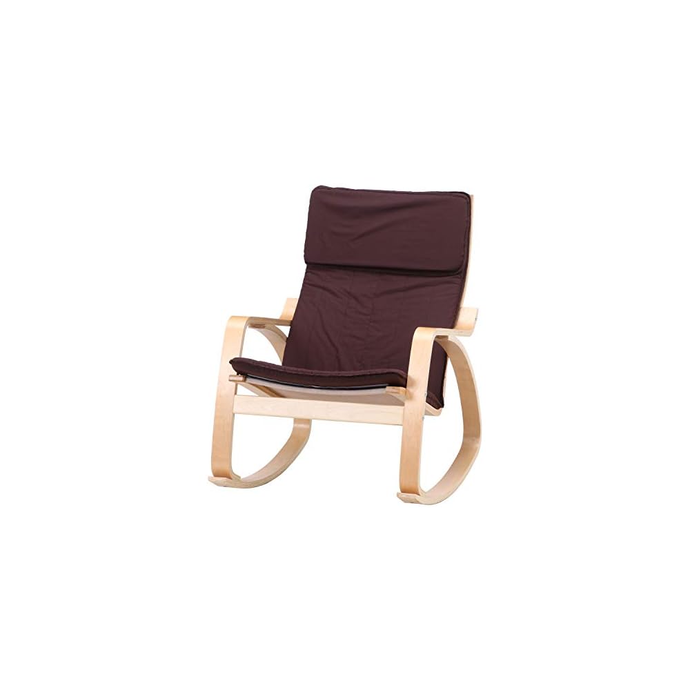 Fuji Boeki 84056 Relaxsessel, Einzelsessel, 1-Sitzer, Breite 59 x Tiefe 77 x Höhe 102 cm, Braun, Schlank