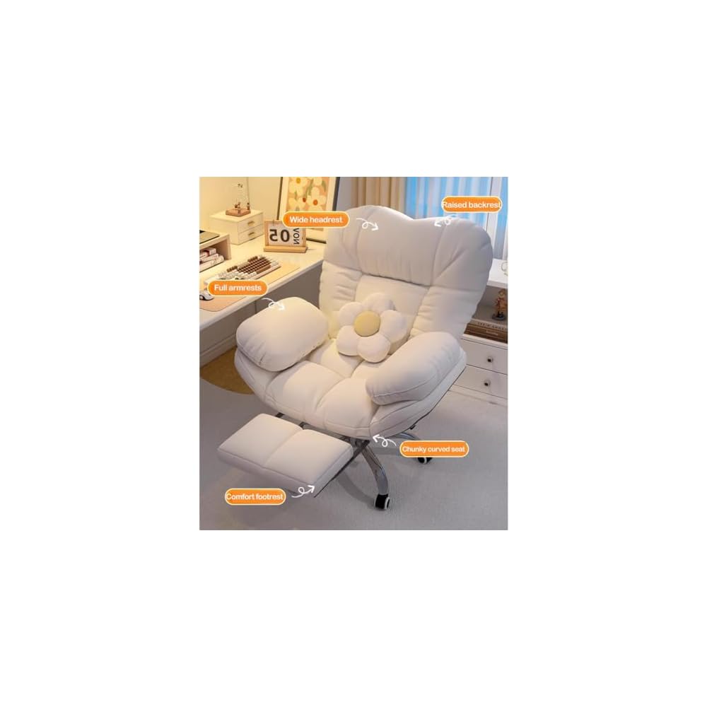 Komfortabler Gaming-Stuhl – Gaming-Stuhl mit Lift-Funktion, Lazy-Sofa-Liegesessel für Schlafzimmer, Wohnzimmer, Heimbüro – Schreibtischstuhl Sessel