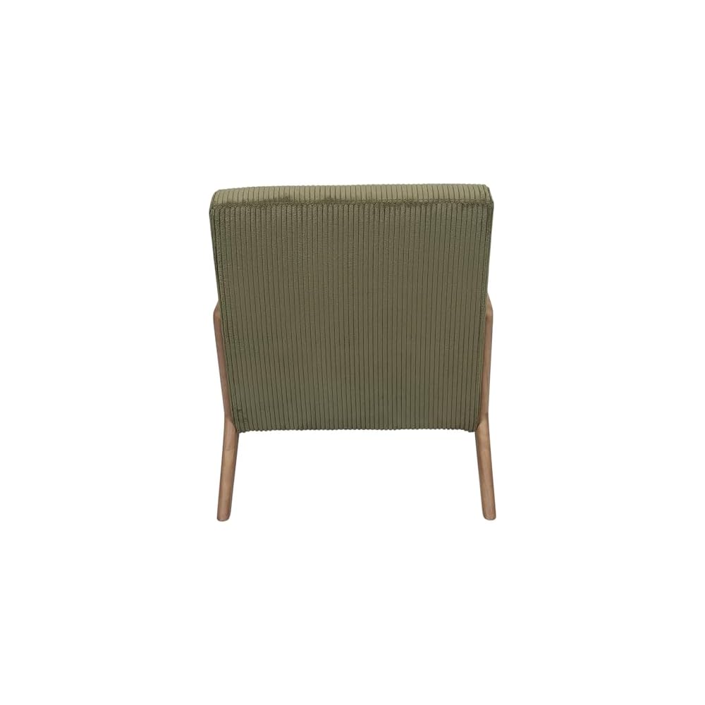 HD0531 Modern Living Room Chair in Green Velvet Ergonomic Design for Optimal Comfort Ideal for Relaxing and Reading 64.5 x 75 x 83 cm Green Colour