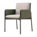 Adjustable Office Computer Chair with Armrest Leather Back Living Room Chairs Sofa Armchairs Dining Chair Home Furniture(Green)