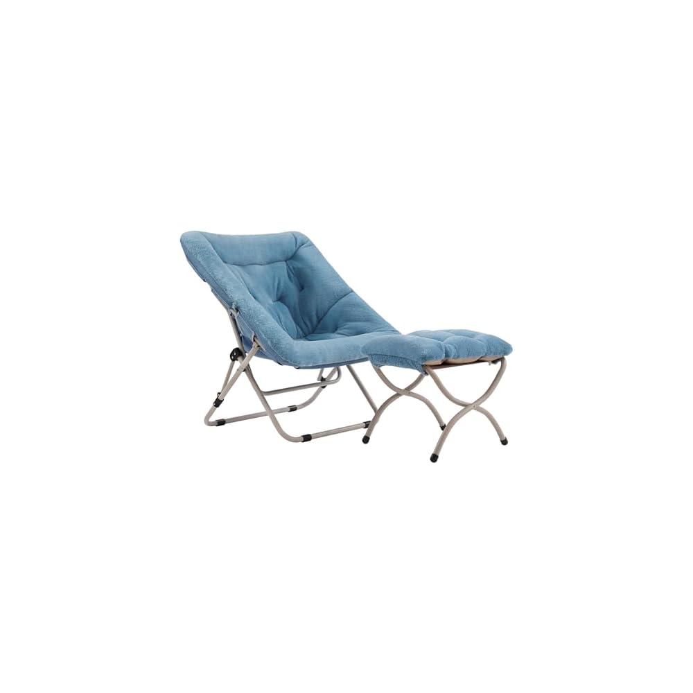 Comfy Folding Saucer Chair for Adults, Moon Chair, Pink