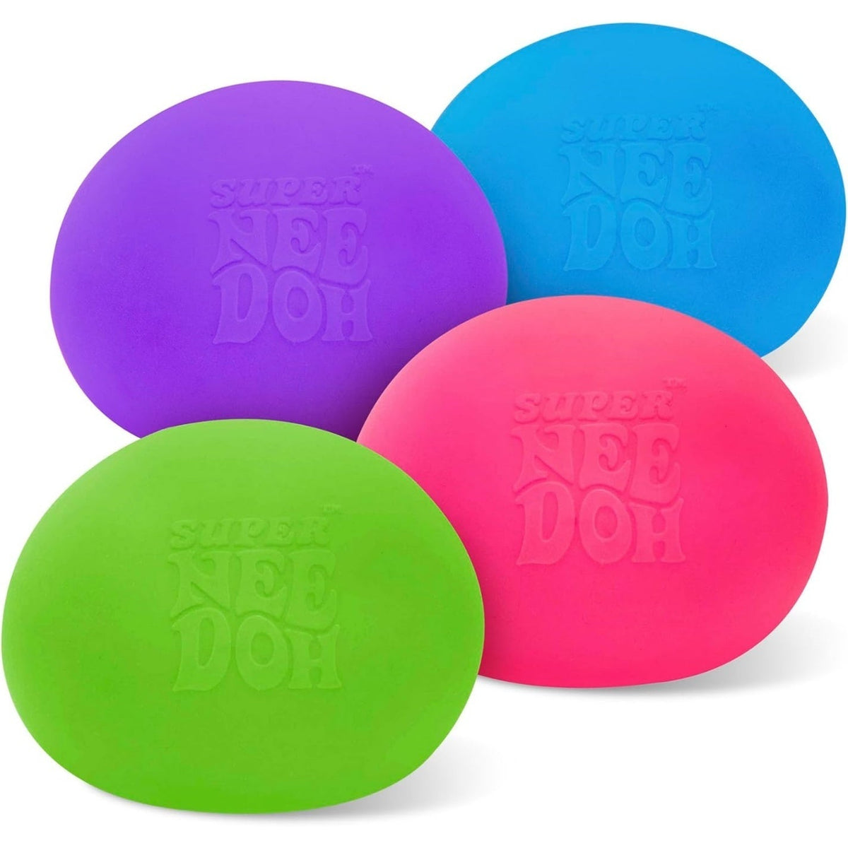 Super NeeDoh – Jumbo-Stressball – 4,5 Zoll – sortiert