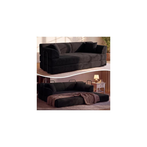 79" Hochlehner-Schlafsofa, rahmenloses Sofa für das Wohnzimmer