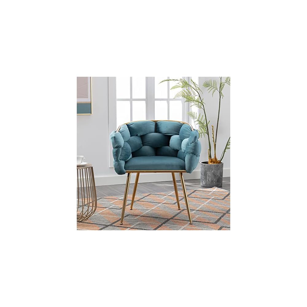 Luxury Couch Accent Chair, One Size, Blue