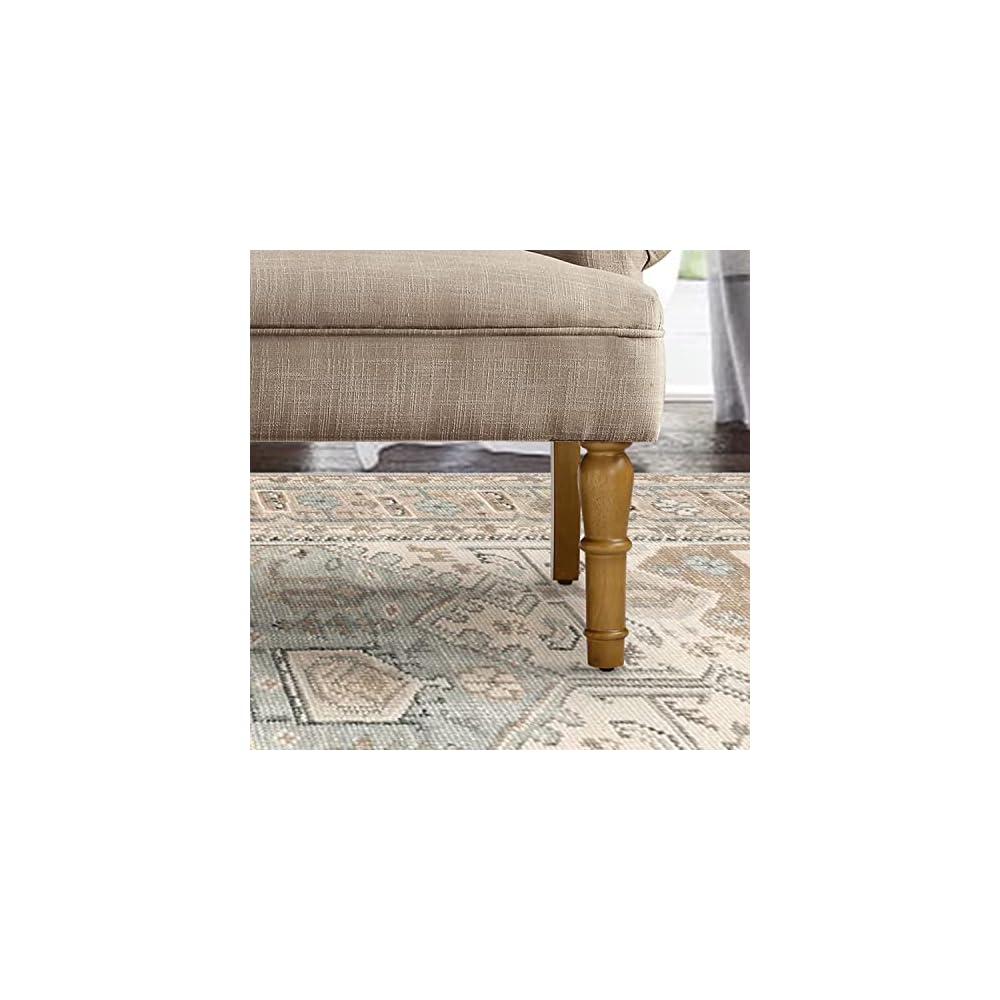 Celino Loveseat Sofa for Living Room - Couch in a Box, Linen, Brown