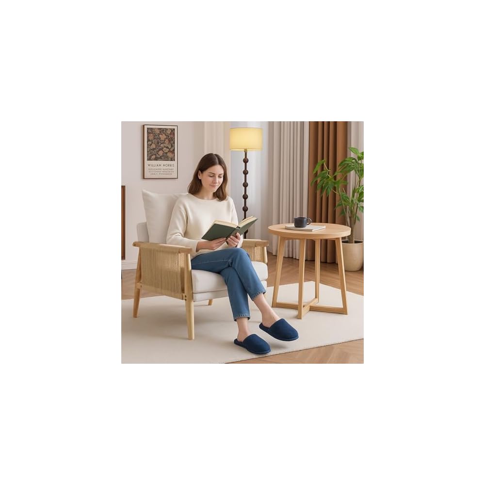 Cozy Accent Chair Braid Arms, Beige