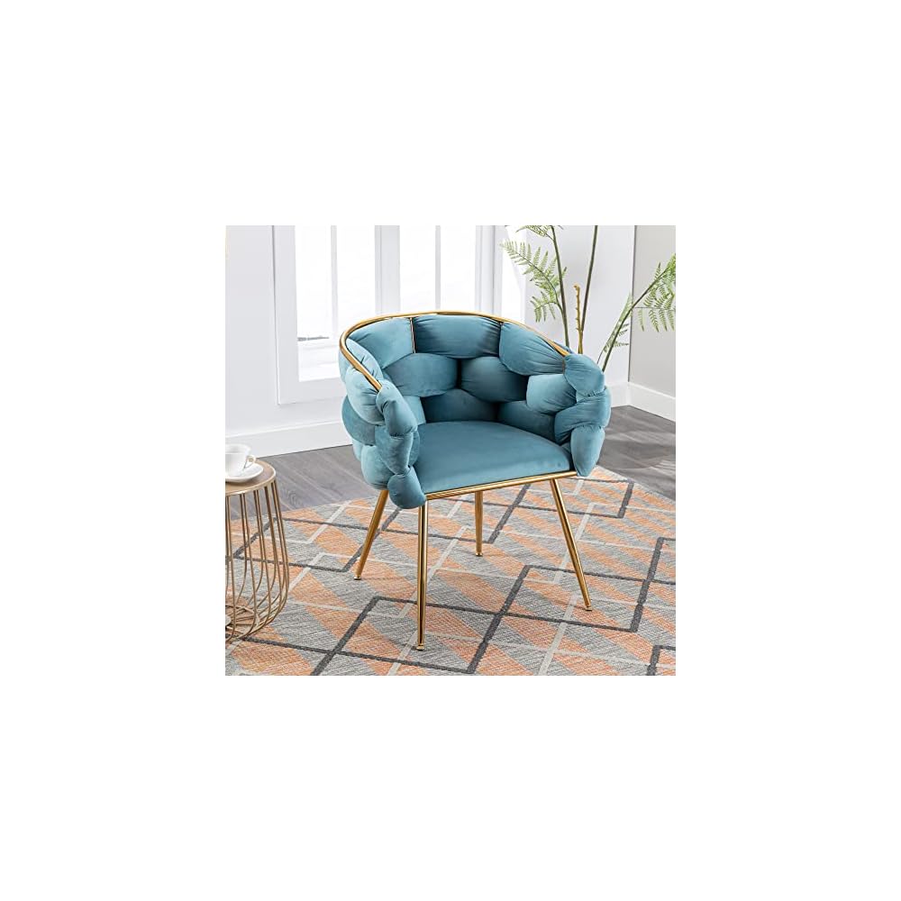 Luxury Couch Accent Chair, One Size, Blue