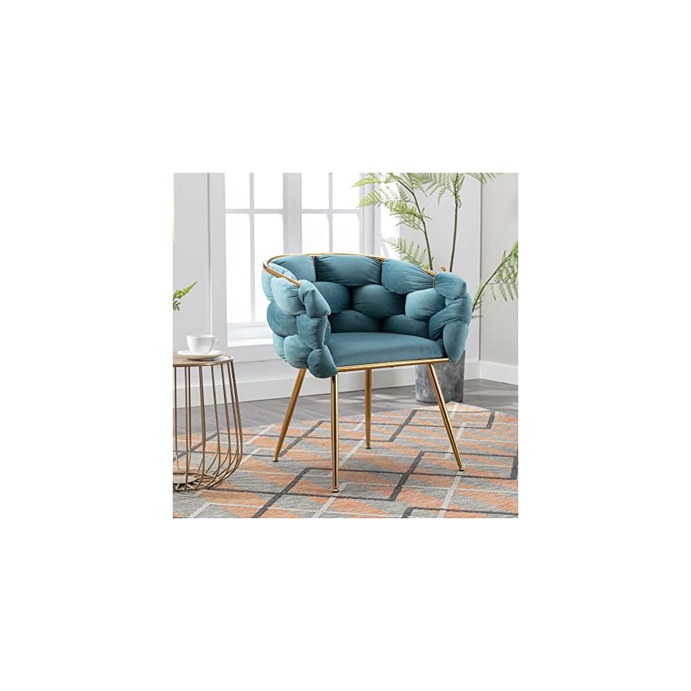 Luxury Couch Accent Chair, One Size, Blue