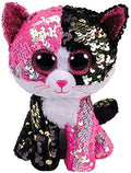 TY Malibu Cat Flippable Plush Toy – Wende-Pailletten-Katzenstofftier