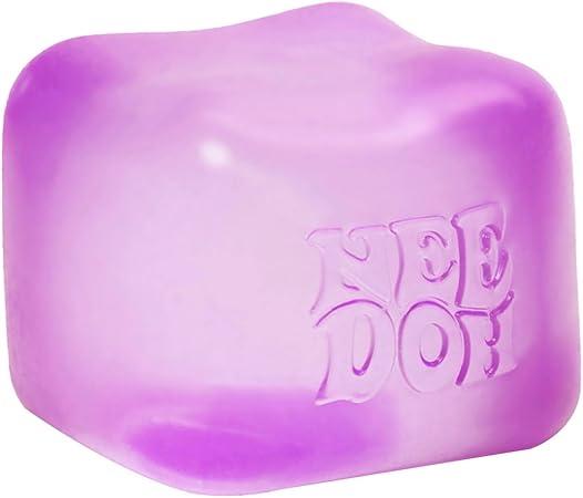 Schylling NeeDoh Nice Cube – Sensorisches Quetschspielzeug mit superfestem Squish – 2,25″ Würfel