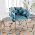Luxury Couch Accent Chair, One Size, Blue