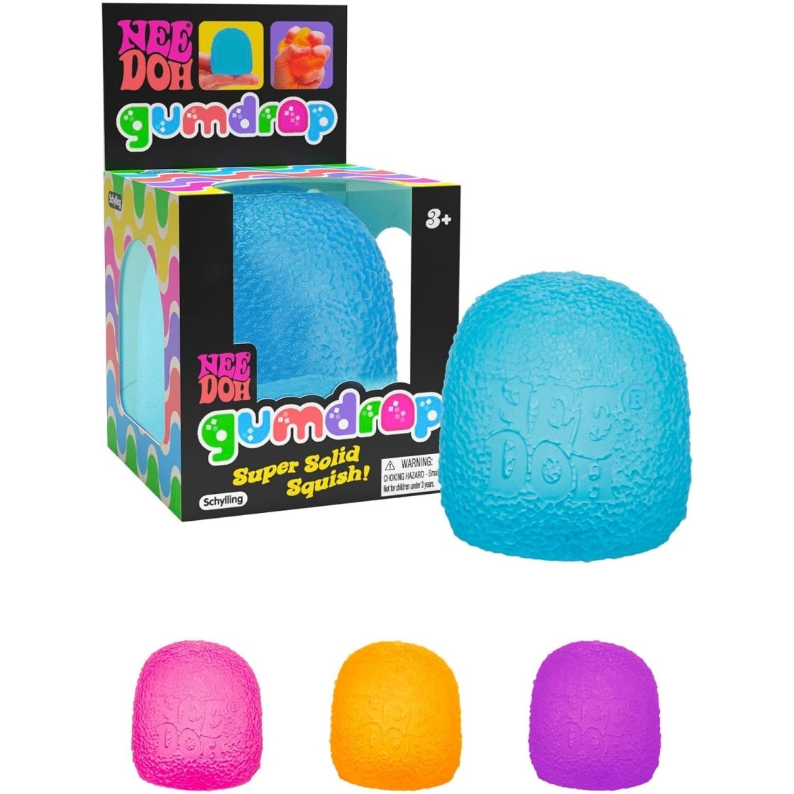 NeeDoh Gumdrop – Strukturiertes sensorisches Spielzeug – 2,5 Zoll