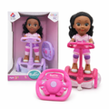Baby 360 RC Balance Scooter Schwarze Puppe Fernbedienung Spielzeug