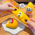 Lustiges Mango-Squishy-Sensorspielzeug mit großen Augen