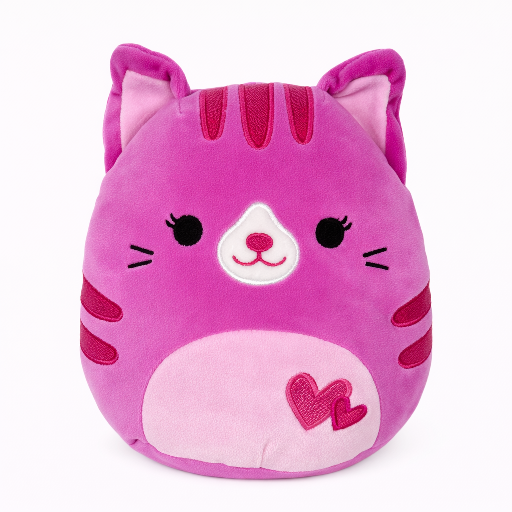 Squishmallows 8 Zoll Harrell the Cat Valentine Plüschtier