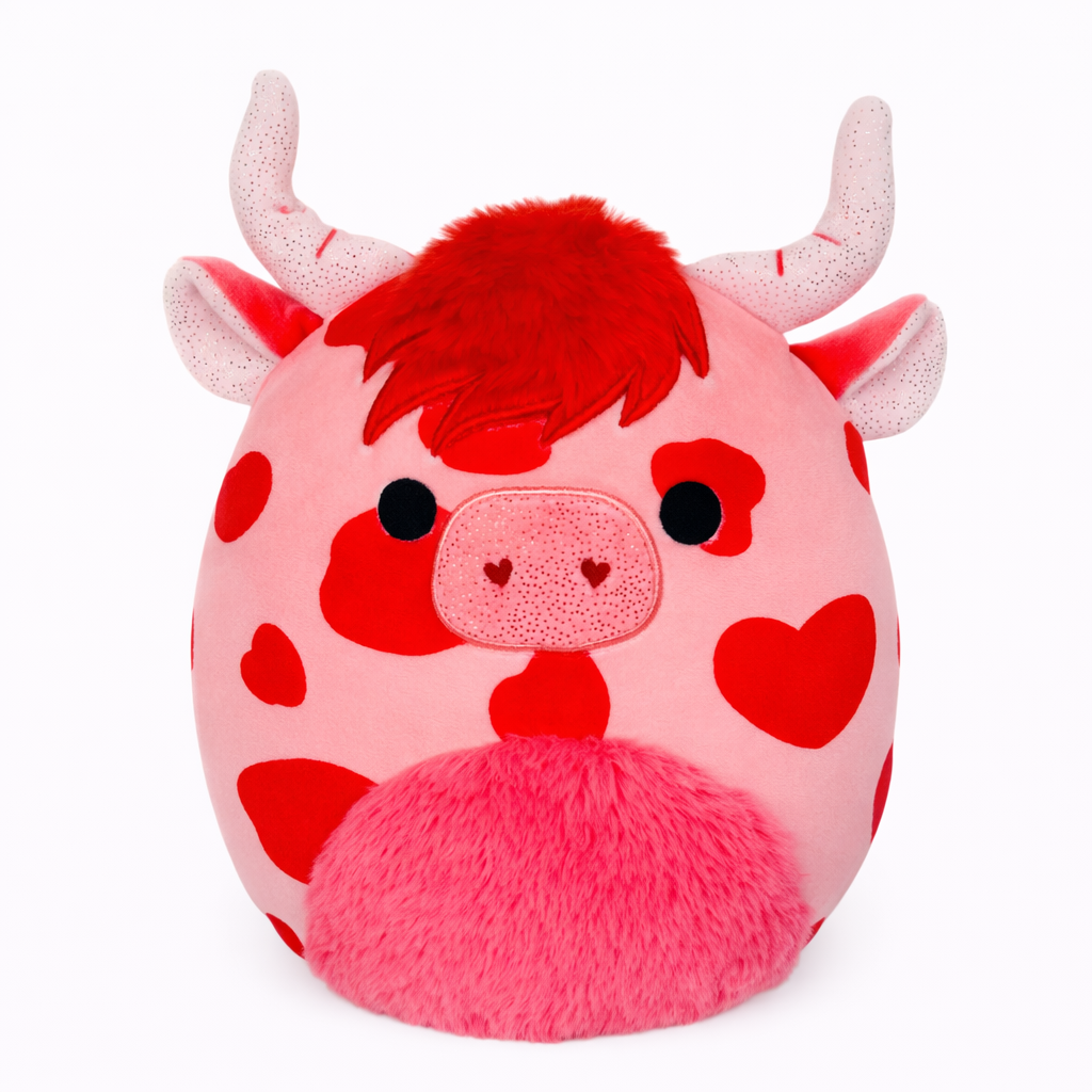 Squishmallows 12 Zoll Laurie the Cow Valentine Plüschtier