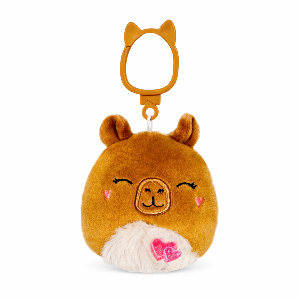 Clip-Plüschtier „Valentine Bear“ – weiches Clip-On-Plüschtier mit Herz-Motiv, verschiedene Stile
