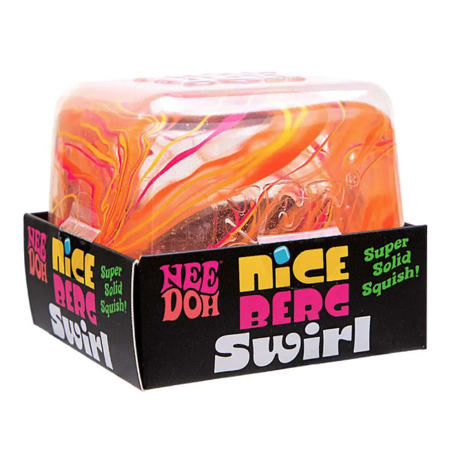 Nee Doh Nice Berg SWIRL 3,5 Zoll Squish Ball Zappelspielzeug