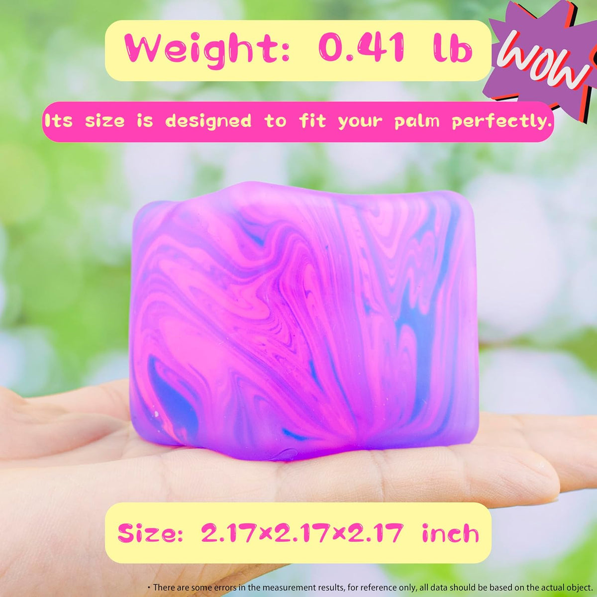 NeeDoh Nice Cube – Solid Squish – Pink & Blau