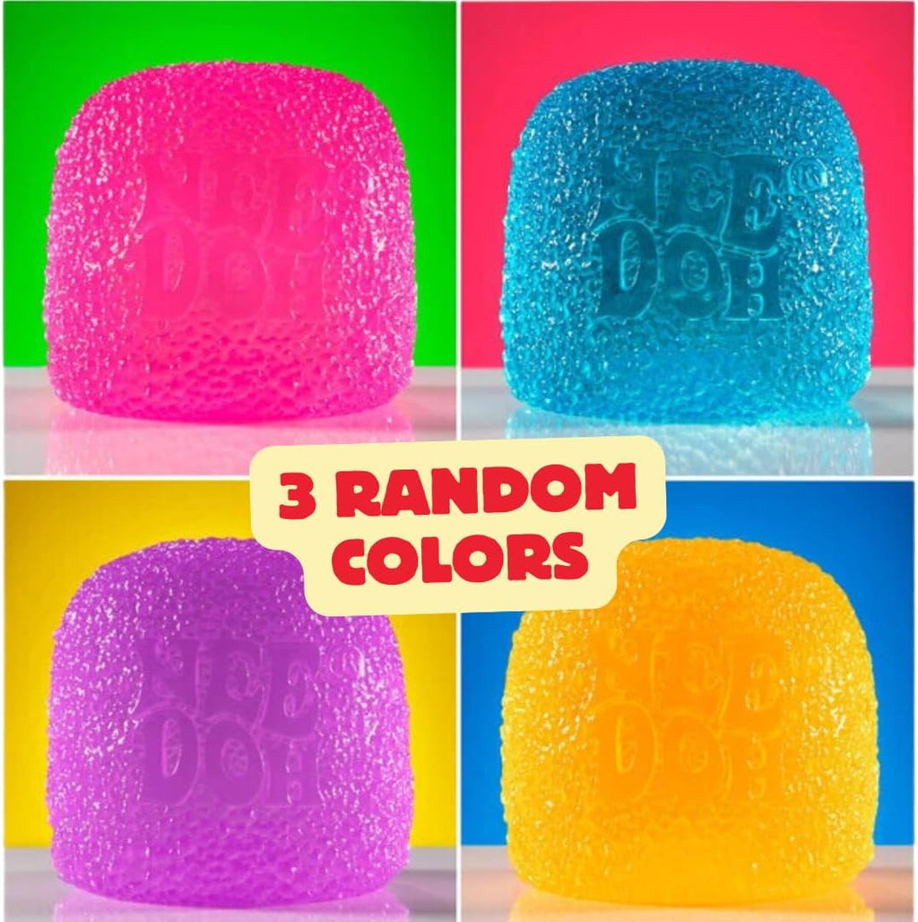 Schylling NeeDoh Gumdrop Texturiertes sensorisches Zappelspielzeug, Farben können variieren (3er-Pack)