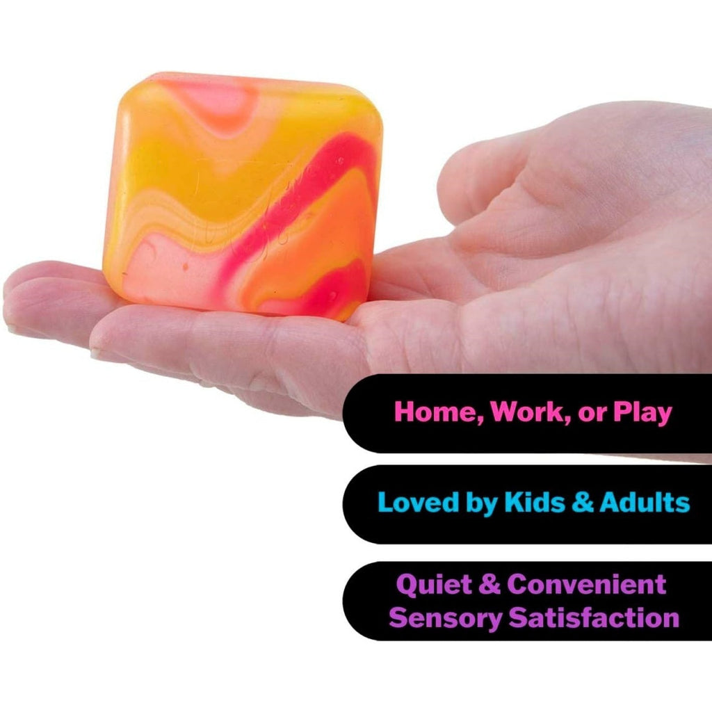 NeeDoh Nice Cube Swirl – Solid Squish – Sortiert