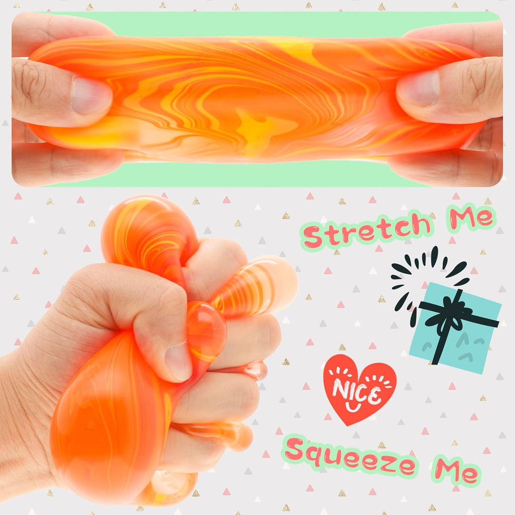 NeeDoh Nice Cube – Solid Squish – Gelb und Orange