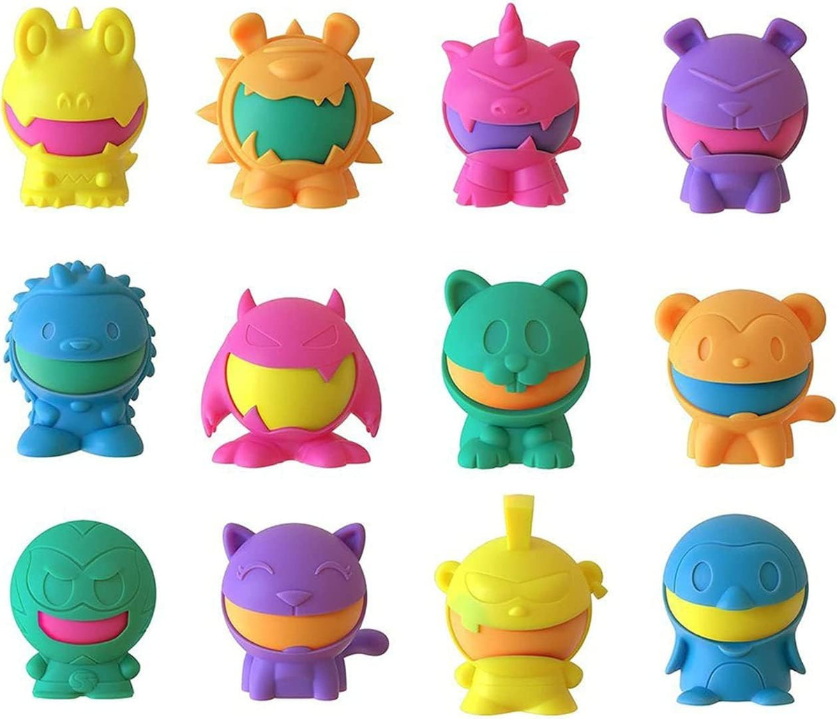GrandeNero Squeezy. Stretchy-Dohjees Pop – Tauschen Sie Teenie Nee Doh auf der Innenseite aus (eine pro Bestellung) – Blindbox