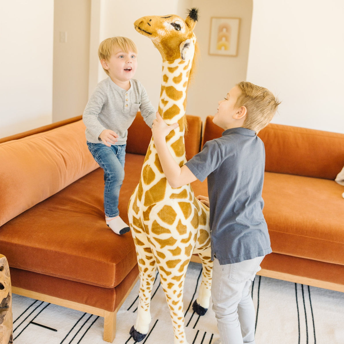 Melissa und Doug Giraffe Lebensechte Plüsch 54 Zoll Stofftier