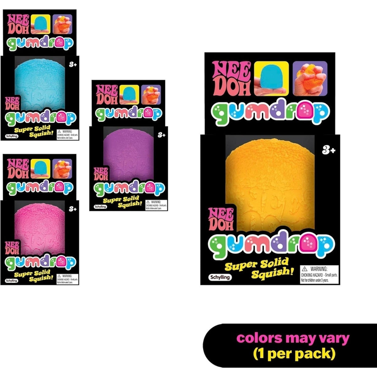 NeeDoh Gumdrop – Strukturiertes sensorisches Spielzeug – 2,5 Zoll