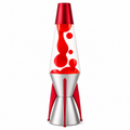 Schylling LAVA Astrosurge Rocket Bewegungslampe Rot Klar 14,5 Zoll