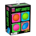 Nee Doh Hot Shots Teenie 1,5 Zoll Squish Ball Zappelspielzeug – 4er-Set