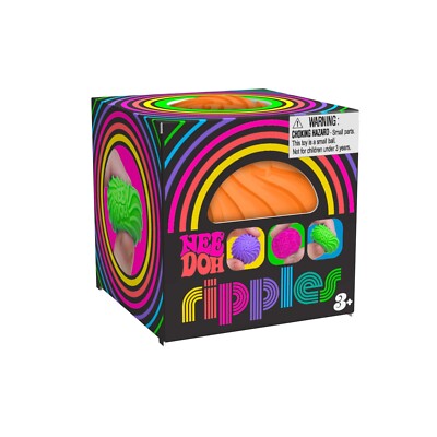 Nee Doh Teenie Singles RIPPLES 1 Zoll Mini-Squishball-Zappelspielzeug – sortiert