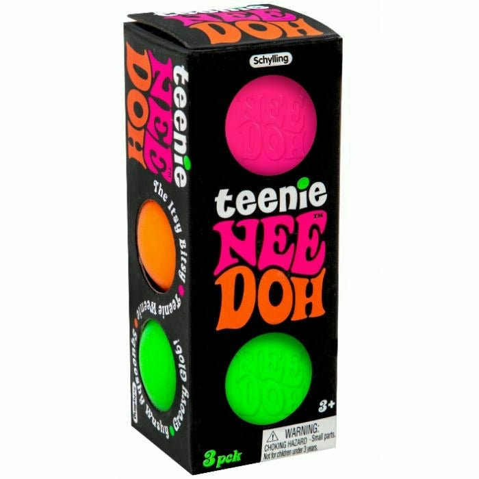 Nee Doh Teenie 1,5 Zoll Squish Ball Zappelspielzeug – 3er-Set