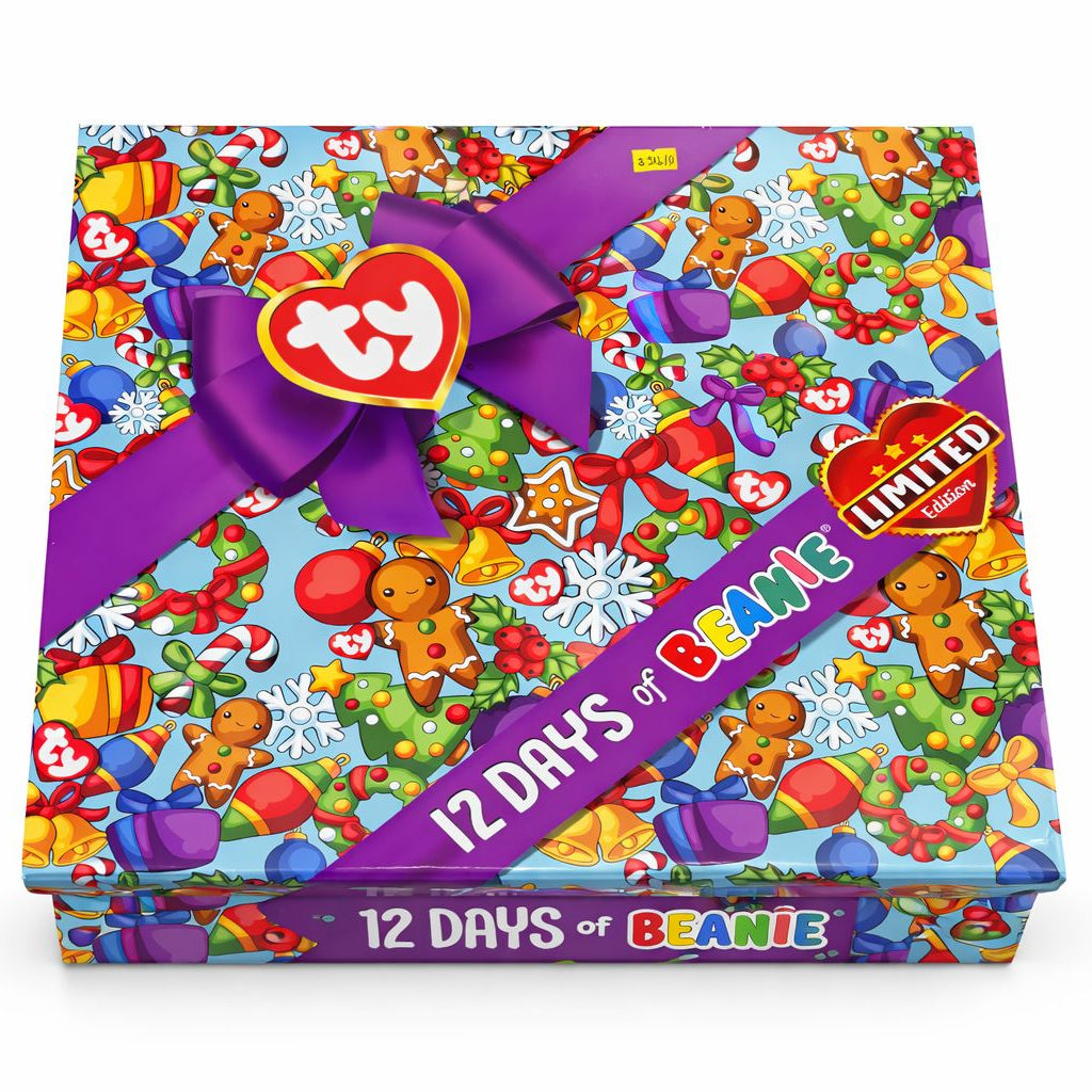 TY 12 Days of Beanie Plush Adventskalender – Weihnachtsgeschenkset in limitierter Auflage
